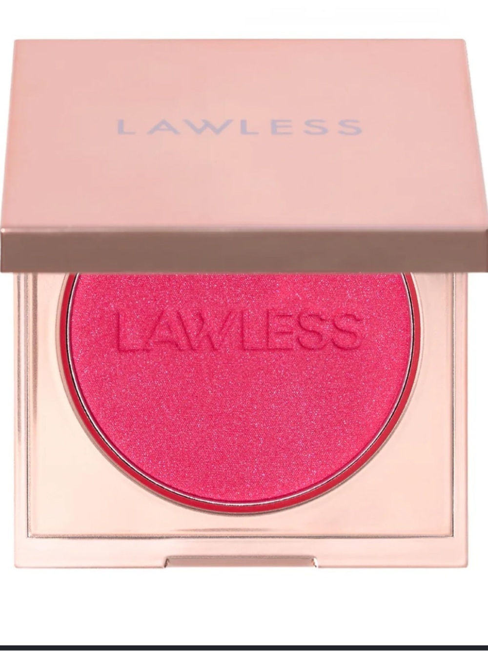 LAWLESS Velvet Blush — Bright Fuchsia Powder Blush
